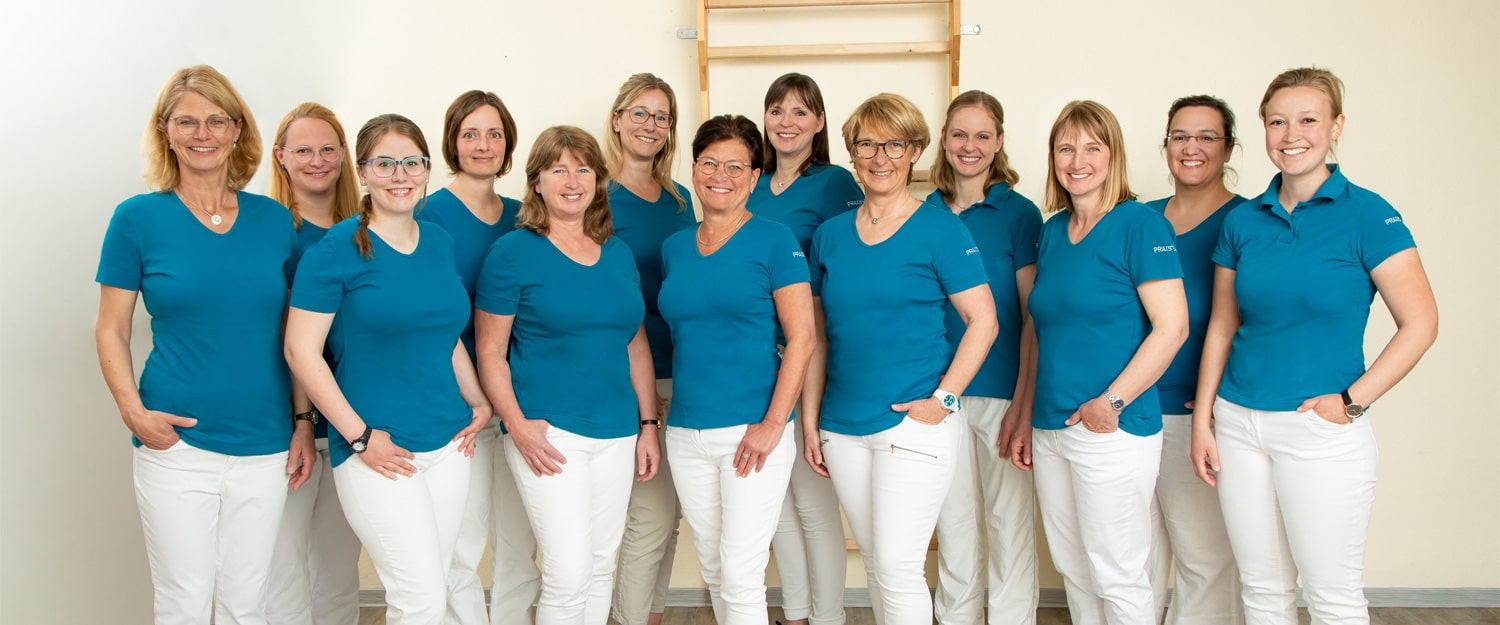 Das Team der Physiotherapie-Praxis Lichtenthäler & Boehme-Böhnke am Rathausmarkt in Stockelsdorf Team Physiotherapie-Praxis Stockelsdorf