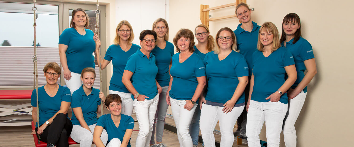 Das Team der Physiotherapie-Praxis Lichtenthäler & Boehme-Böhnke am Rathausmarkt in Stockelsdorf Team Physiotherapie-Praxis Stockelsdorf